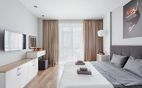 White Apartment In 12 Floor
